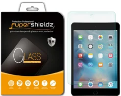[1-Pack] Supershieldz For Apple IPad Mini 5 (2019) Tempered Glass Screen Protector, Anti-Scratch, Anti-Fingerprint, Bubble Free