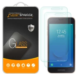 [2-Pack] Supershieldz For Samsung Galaxy J2 (Metro PCS) Tempered Glass Screen Protector, Anti-Scratch, Anti-Fingerprint, Bubble Free