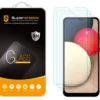 [3-Pack] Supershieldz For Samsung Galaxy A02S Tempered Glass Screen Protector, Anti-Scratch, Anti-Fingerprint, Bubble Free