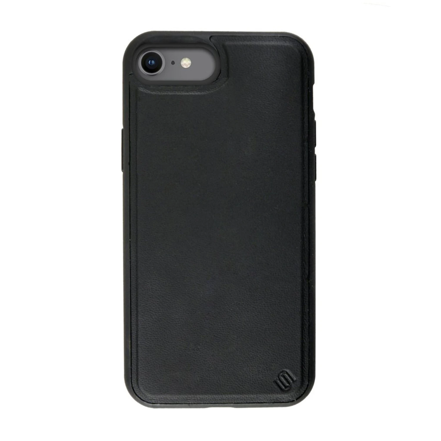 IPhone SE (2022/2020)/8 Uunique Black (Black Olive) Nutrisiti Eco Leather Back Case 1 IPhone SE (2022/2020)/8 Uunique Black (Black Olive) Nutrisiti Eco Leather Back Case