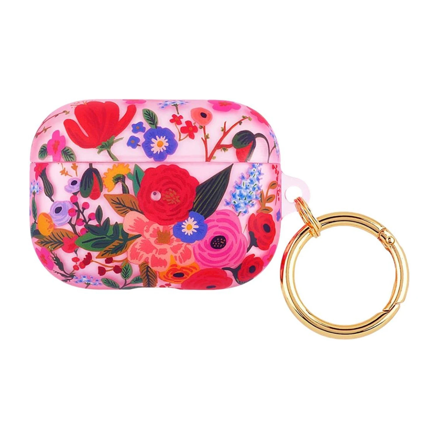 AirPods Pro Rifle Paper Clear Blush Garden Party Case W/ Circular Ring 1 AirPods Pro Rifle Paper Clear Blush Garden Party Case W/ Circular Ring