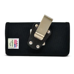 IPhone 13 Mini/ 12 Mini Turtleback Black Nylon Holster W/Heavy Duty Horizontal Metal Belt Clip -Mobile Phone Accessories 60216ba8c2c3d795185690