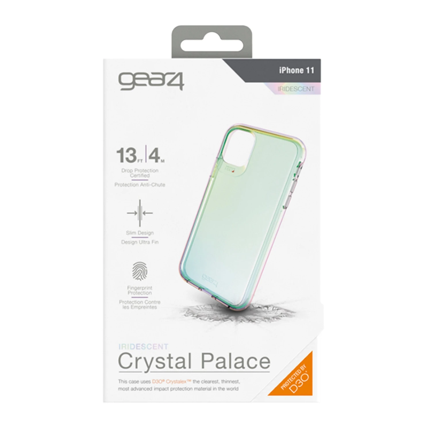 ZAGG IPhone 11/XR Gear4 D3O Clear Crystal Palace Case 3 ZAGG IPhone 11/XR Gear4 D3O Clear Crystal Palace Case - Image 3