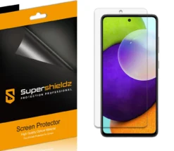 [6-Pack] Supershieldz For Samsung Galaxy A52/ A52 5G / A52s Screen Protector, Anti-Bubble High Definition (HD) Clear Shield