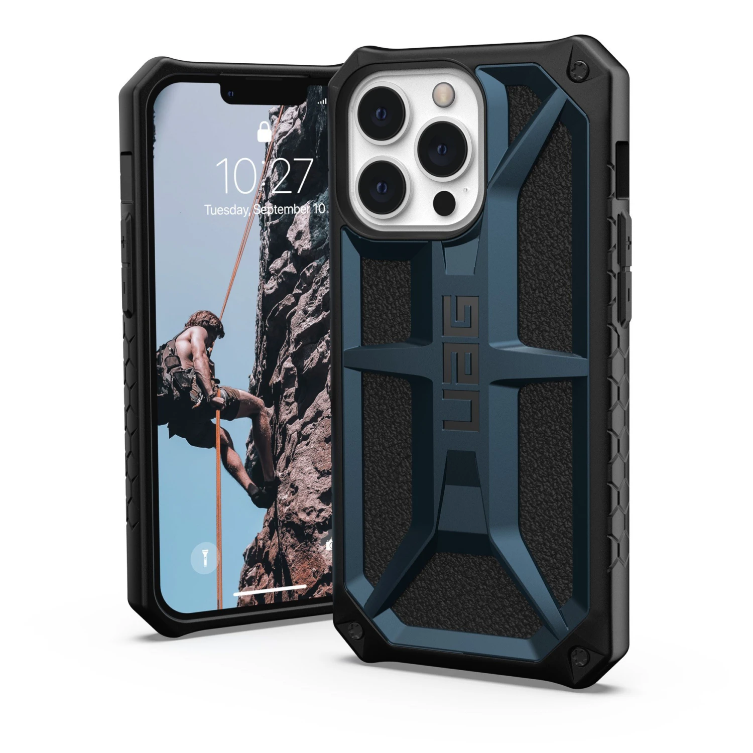 IPhone 13 Pro UAG Blue (Mallard) Monarch Case 2 IPhone 13 Pro UAG Blue (Mallard) Monarch Case - Image 2