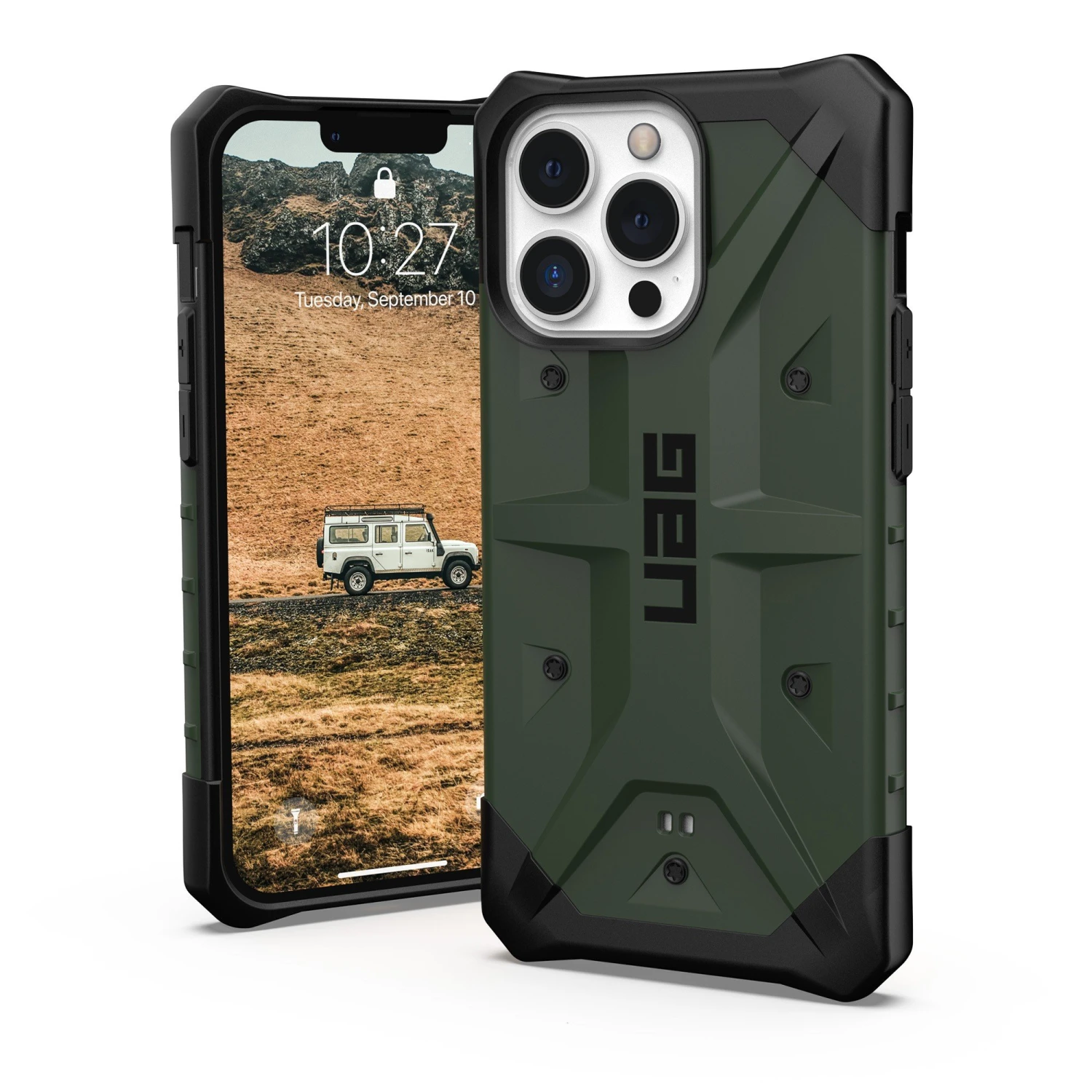 IPhone 13 Pro UAG Green (Olive) Pathfinder Case 3 IPhone 13 Pro UAG Green (Olive) Pathfinder Case - Image 3