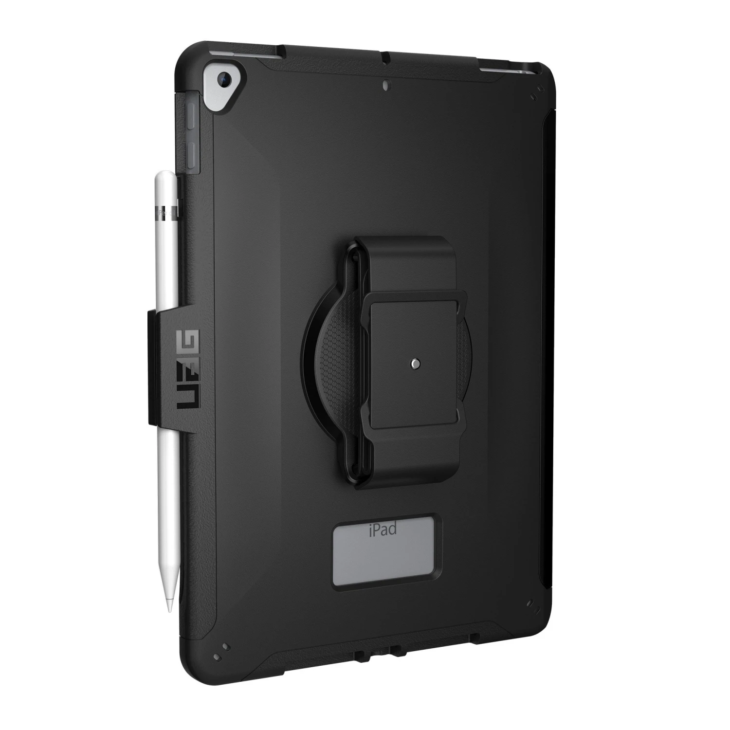 IPad 10.2 (2019-2021) (7th-9th Gen) UAG Black Scout W/Handstrap Case - Black 1 IPad 10.2 (2019-2021) (7th-9th Gen) UAG Black Scout W/Handstrap Case - Black