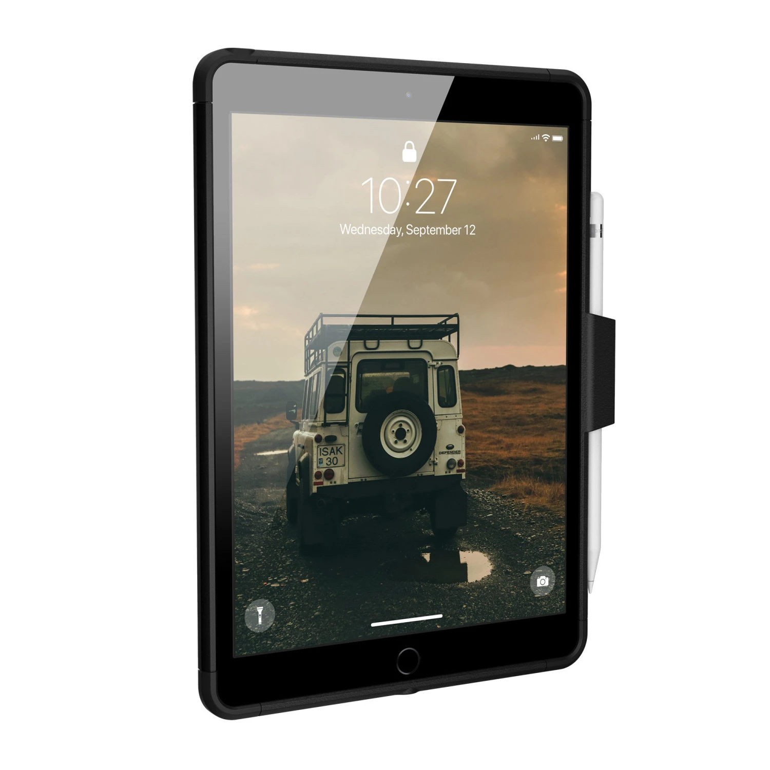 IPad 10.2 (2019-2021) (7th-9th Gen) UAG Black Scout W/Handstrap Case - Black 3 IPad 10.2 (2019-2021) (7th-9th Gen) UAG Black Scout W/Handstrap Case - Black - Image 3