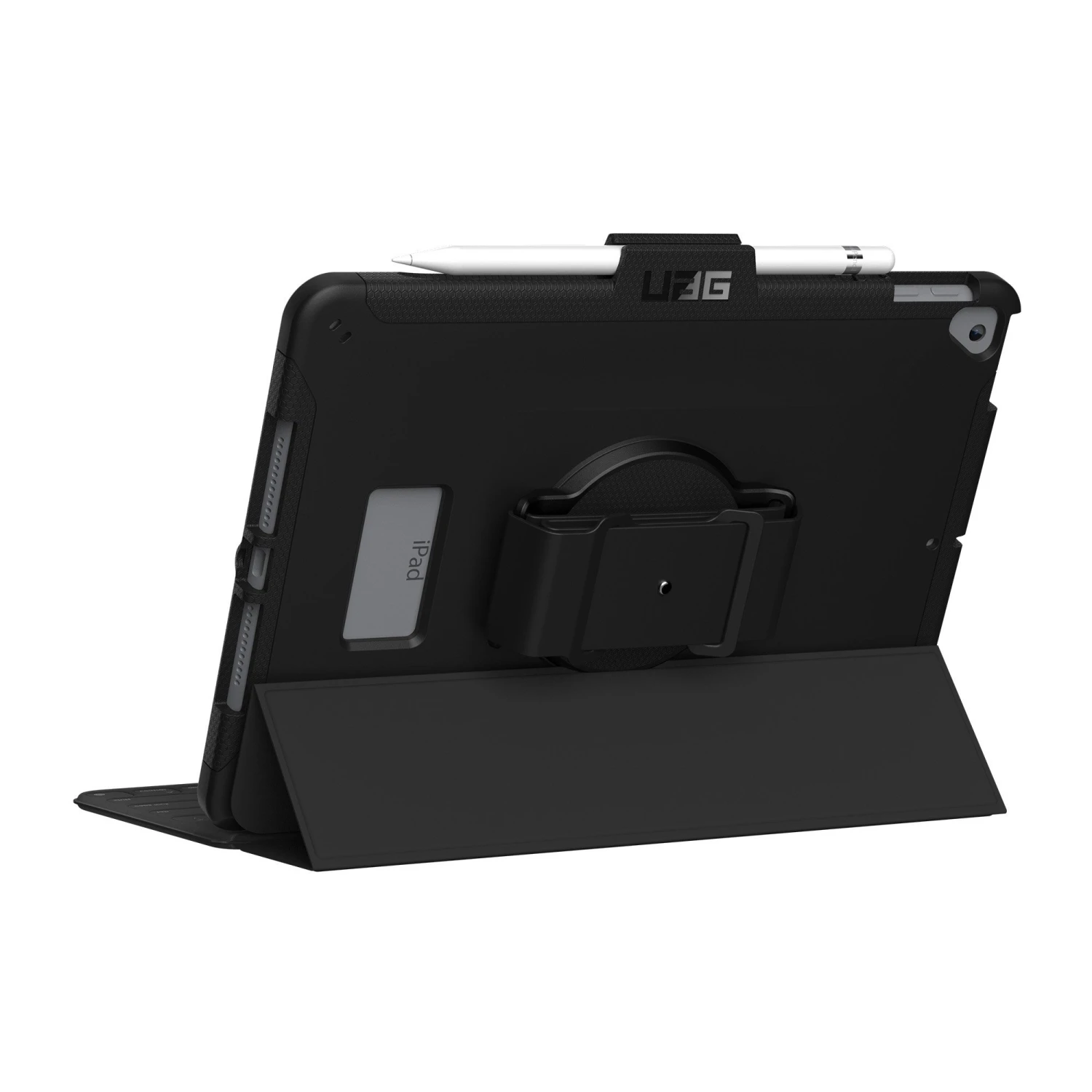 IPad 10.2 (2019-2021) (7th-9th Gen) UAG Black Scout W/Handstrap Case - Black 2 IPad 10.2 (2019-2021) (7th-9th Gen) UAG Black Scout W/Handstrap Case - Black - Image 2
