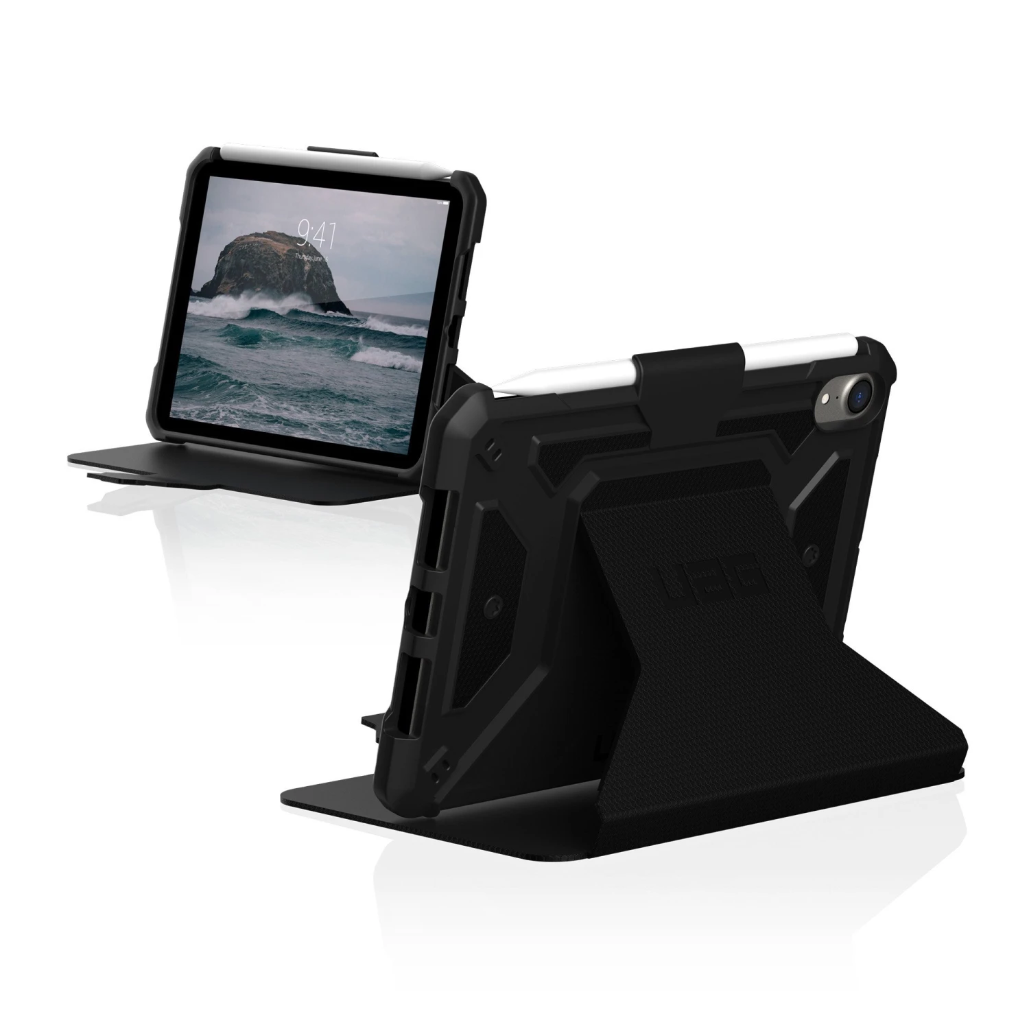 IPad Mini 6 (2021) UAG Metropolis Case - Black 2 IPad Mini 6 (2021) UAG Metropolis Case - Black - Image 2