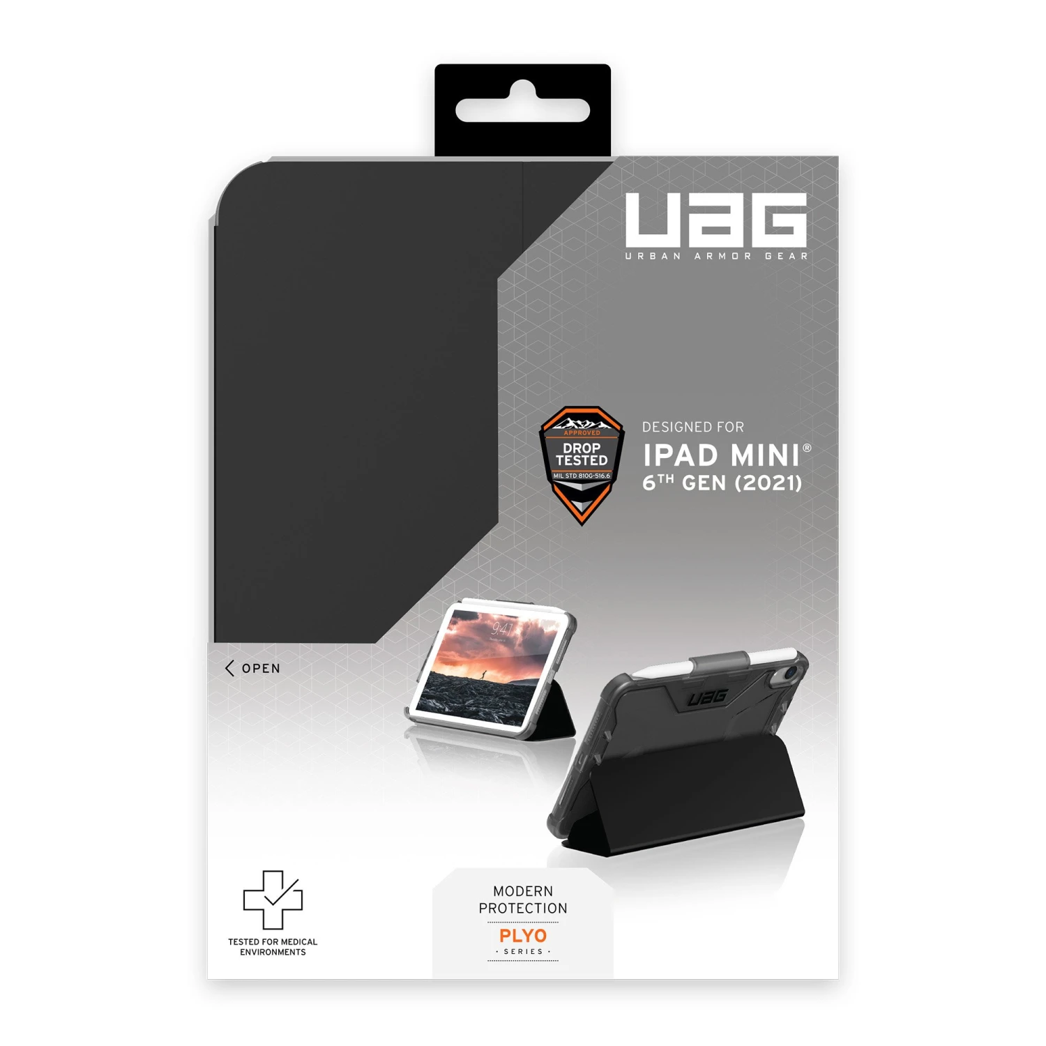 IPad Mini 6 (2021) UAG Plyo Case - Black/Ice 3 IPad Mini 6 (2021) UAG Plyo Case - Black/Ice - Image 3