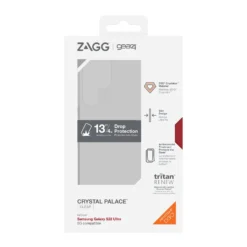 ZAGG Samsung Galaxy S22 Ultra 5G Gear4 D3O Crystal Palace Case - Clear -Mobile Phone Accessories 6201b536cd80c996702405