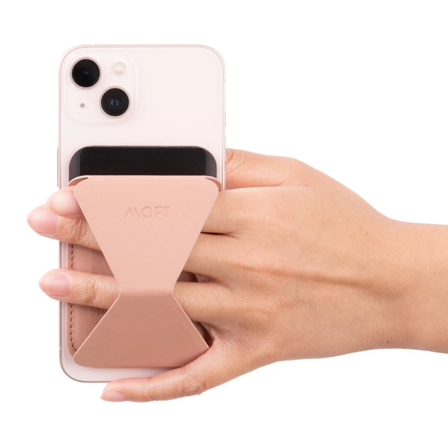 Universal MOFT Snap-On Magnetic MagSafe Wallet Stand - Nude 5 Universal MOFT Snap-On Magnetic MagSafe Wallet Stand - Nude - Image 5