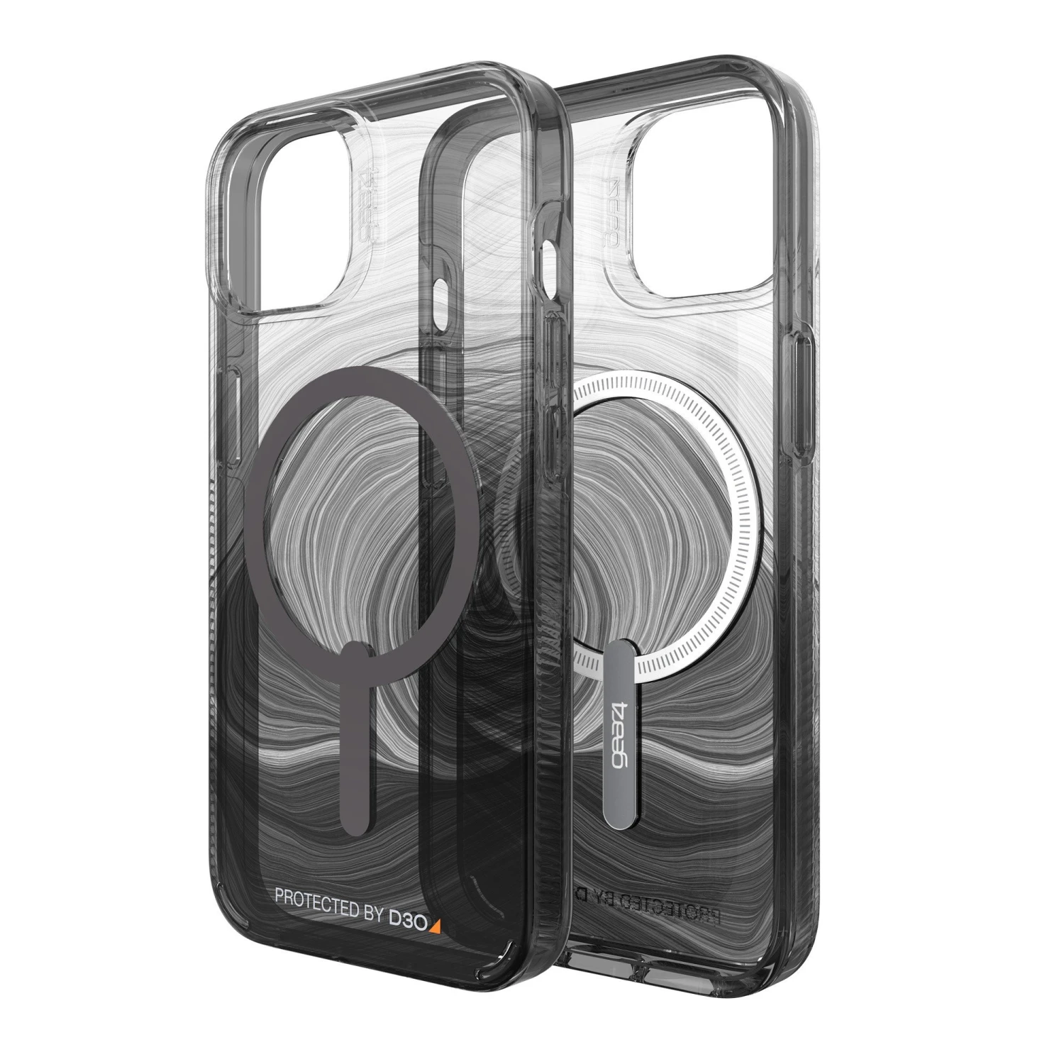 ZAGG IPhone 14/13 Gear4 D3O Milan Snap Case - Black Swirl 4 ZAGG IPhone 14/13 Gear4 D3O Milan Snap Case - Black Swirl - Image 4