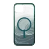 ZAGG IPhone 14 Plus Gear4 D3O Milan Snap Case - Green Swirl