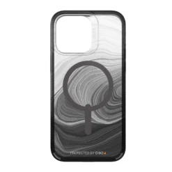 ZAGG IPhone 14 Pro Max Gear4 D3O Milan Snap Case - Black Swirl