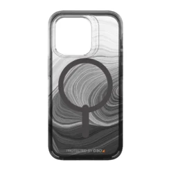 ZAGG IPhone 14 Pro Gear4 D3O Milan Snap Case - Black Swirl
