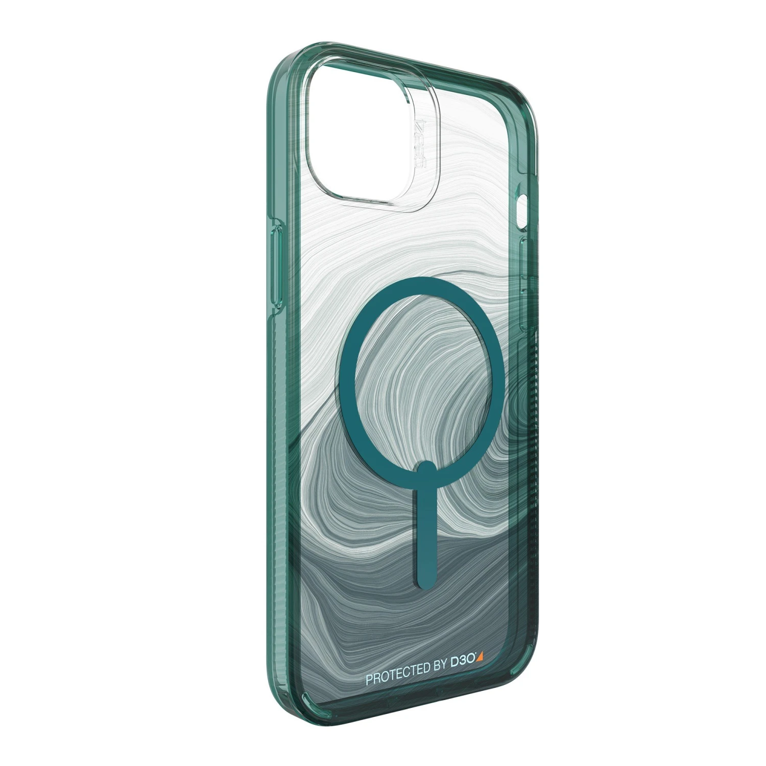 ZAGG IPhone 14 Plus Gear4 D3O Milan Snap Case - Green Swirl 8 ZAGG IPhone 14 Plus Gear4 D3O Milan Snap Case - Green Swirl - Image 8