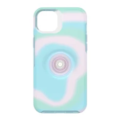 IPhone 14 Plus Otterbox + POP Symmetry Clear Series Case - Blue (Glowing Aura)