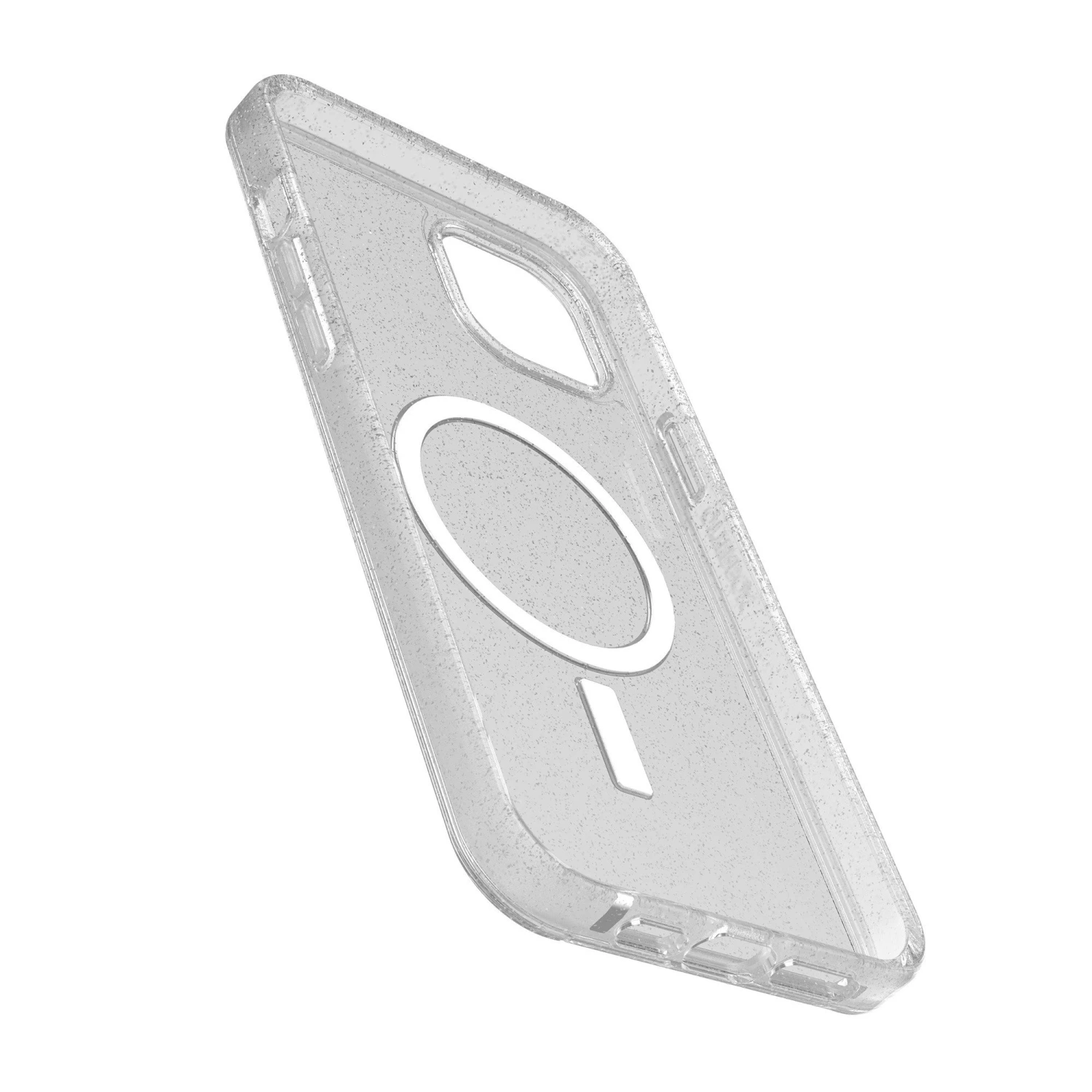 IPhone 14 Plus Otterbox Symmetry+ W/ MagSafe Clear Series Case - Silver (Stardust) 2 IPhone 14 Plus Otterbox Symmetry+ W/ MagSafe Clear Series Case - Silver (Stardust) - Image 2