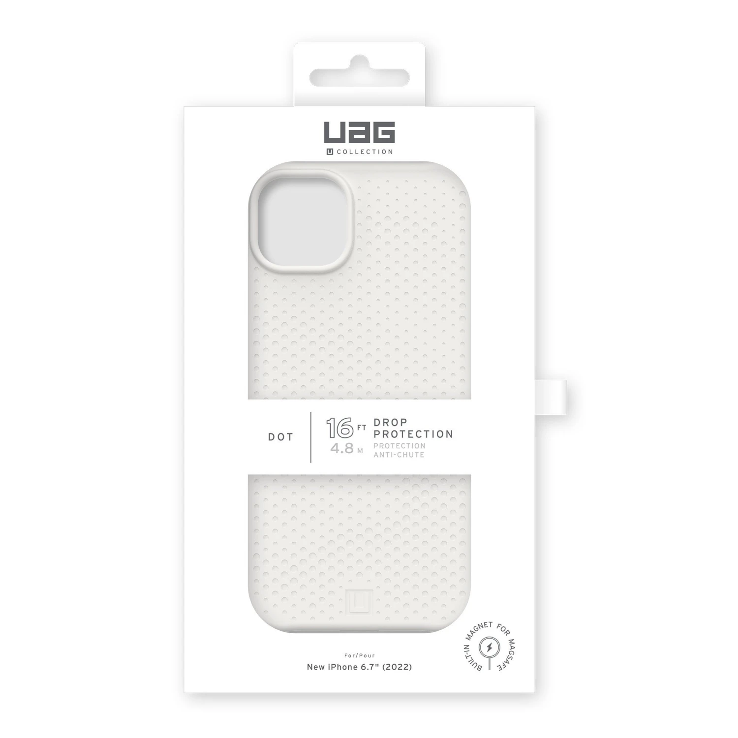 IPhone 14 Plus UAG Dot MagSafe Case - Marshmallow 2 IPhone 14 Plus UAG Dot MagSafe Case - Marshmallow - Image 2