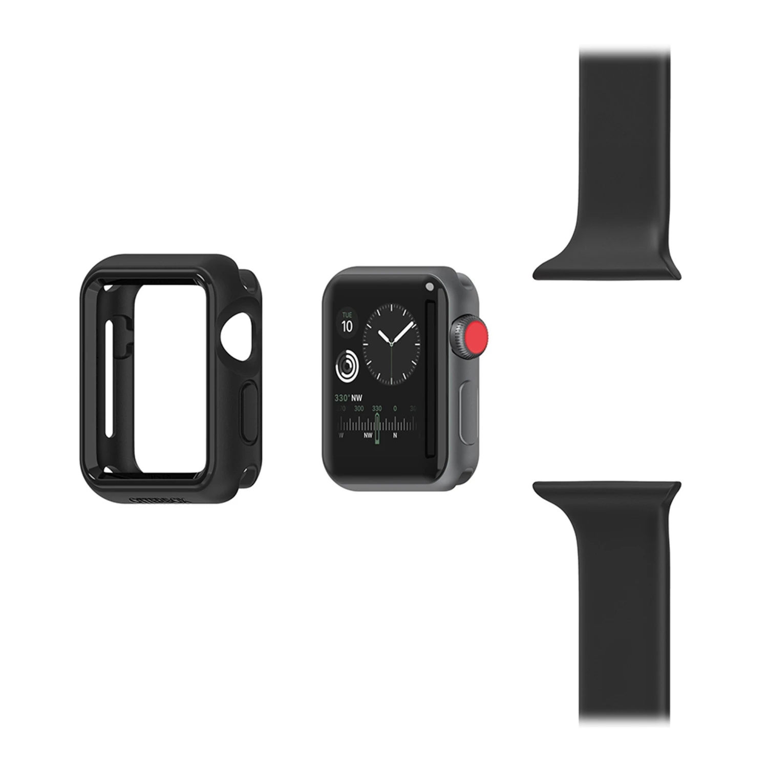 Apple Watch 40mm Otterbox Exo Edge Case - Black 2 Apple Watch 40mm Otterbox Exo Edge Case - Black - Image 2