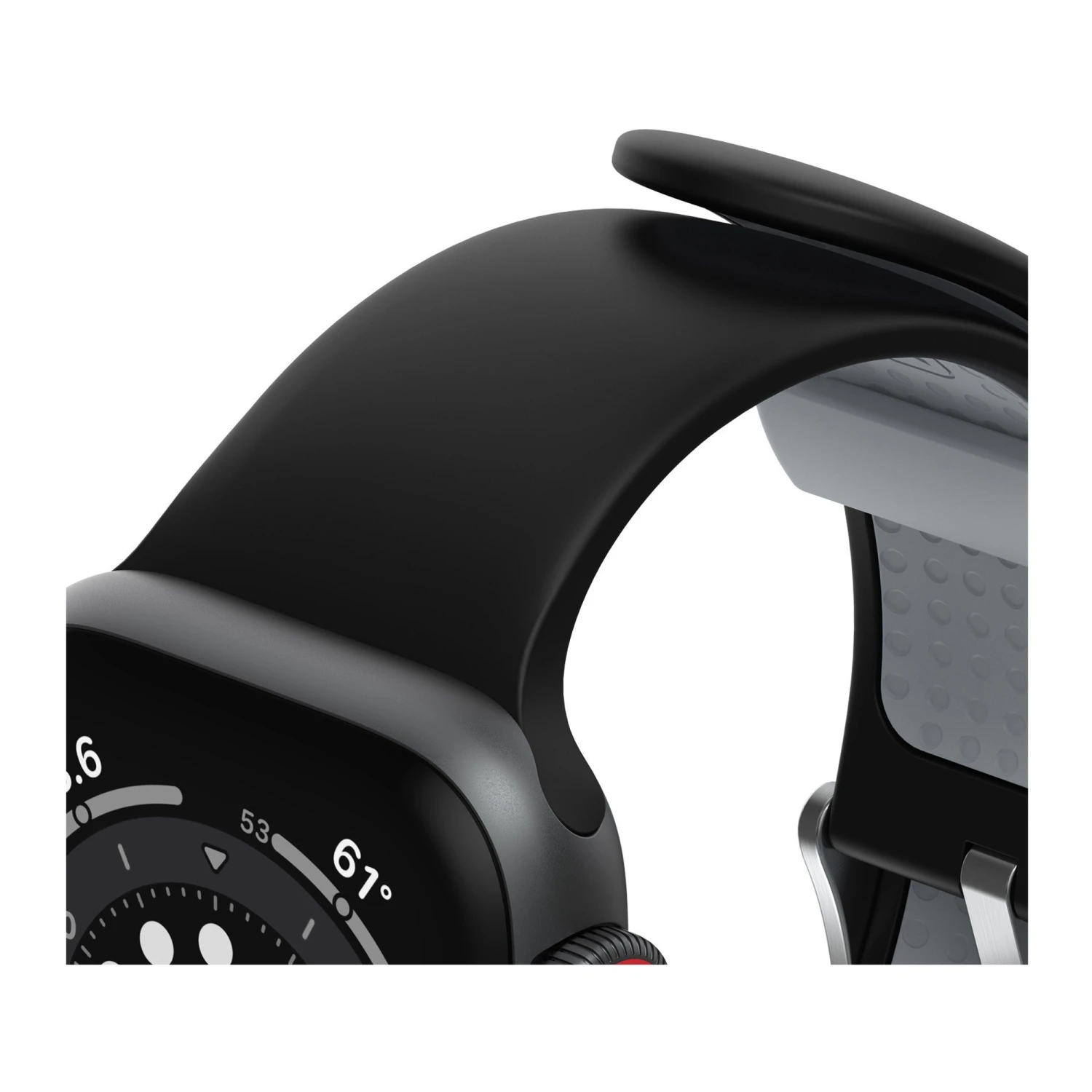 Apple Watch 38/40/41mm Otterbox Watch Band - Black/Grey (Pavement) 7 Apple Watch 38/40/41mm Otterbox Watch Band - Black/Grey (Pavement) - Image 7