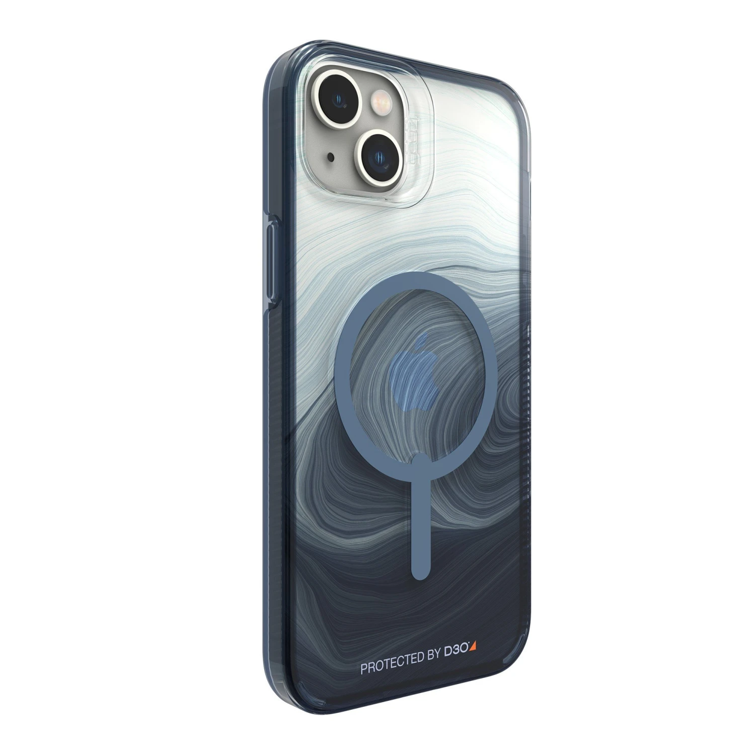ZAGG IPhone 14 Plus Gear4 D3O Milan Snap Case - Blue Swirl 7 ZAGG IPhone 14 Plus Gear4 D3O Milan Snap Case - Blue Swirl - Image 7