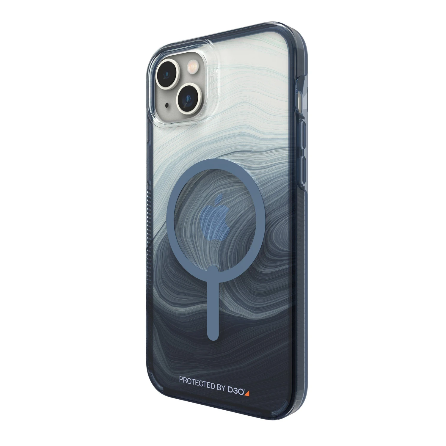 ZAGG IPhone 14 Plus Gear4 D3O Milan Snap Case - Blue Swirl 6 ZAGG IPhone 14 Plus Gear4 D3O Milan Snap Case - Blue Swirl - Image 6