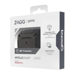 ZAGG Airpods Pro Gear4 Apollo Snap Case - Black 10 ZAGG Airpods Pro Gear4 Apollo Snap Case - Black -Mobile Phone Accessories 635710288b7aa926624854
