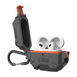 Airpods (3rd Gen) UAG Pathfinder Case - Silver/Orange -Mobile Phone Accessories 6362e9c5d17d0438070895
