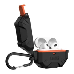 Airpods (3rd Gen) UAG Pathfinder Case - Black/Orange -Mobile Phone Accessories 6362e9c6744ff435314308