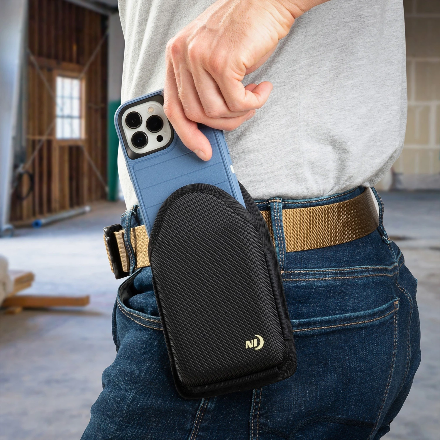 Universal Nite Ize Clip Case Hardshell QuickSlide Holster - XXL - Black 7 Universal Nite Ize Clip Case Hardshell QuickSlide Holster - XXL - Black - Image 7