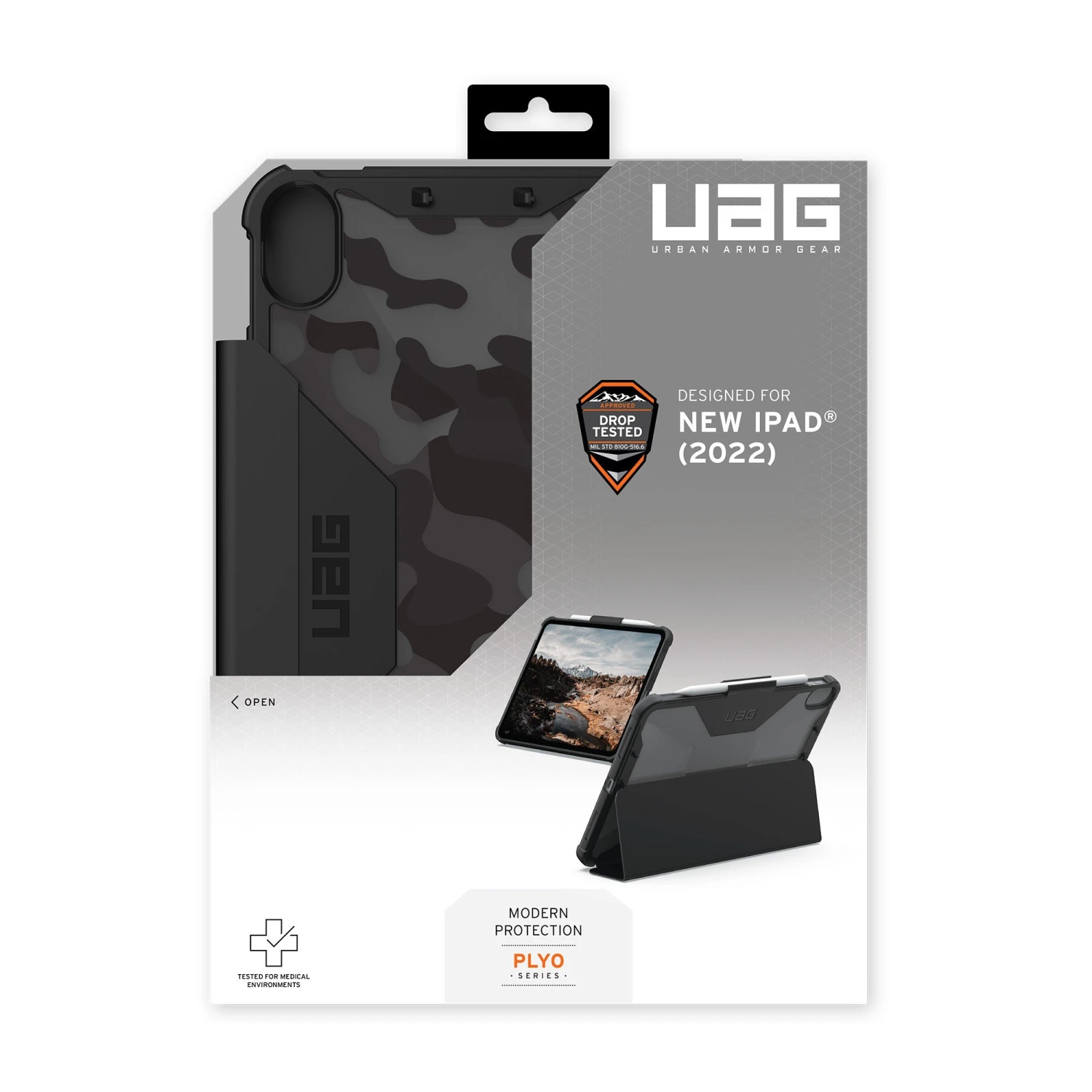 IPad 10.9 2022 UAG Plyo SE Series Case - Midnight Camo 2 IPad 10.9 2022 UAG Plyo SE Series Case - Midnight Camo - Image 2