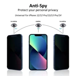 Bulk - IPhone 12/12 Pro Spectrum Privacy SPECGlass Screen Protector -Mobile Phone Accessories 645e827da91aa200654162
