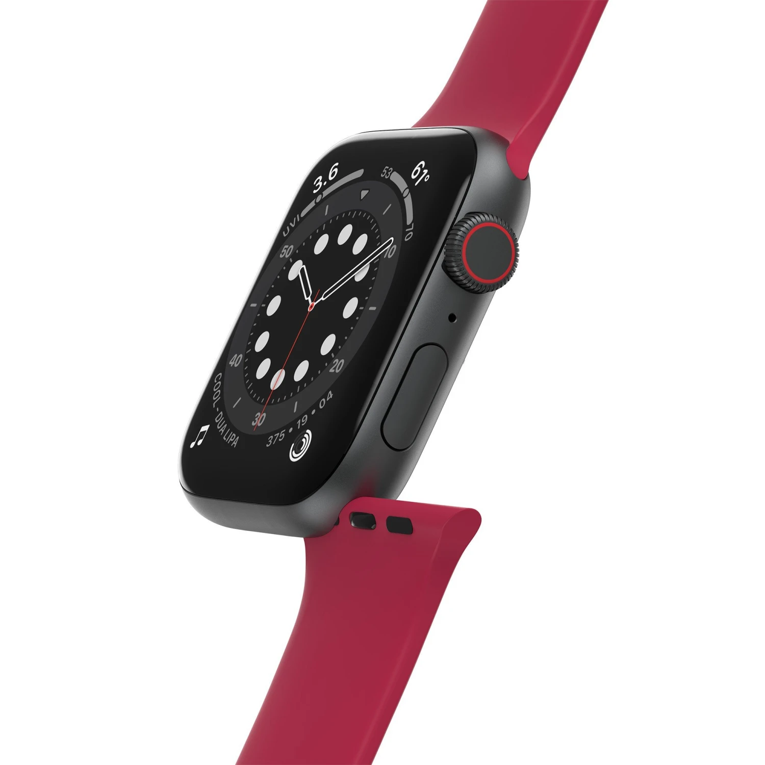 Apple Watch 38/40/41mm Otterbox Watch Band - Pink (Rouge Rubellite) 5 Apple Watch 38/40/41mm Otterbox Watch Band - Pink (Rouge Rubellite) - Image 5