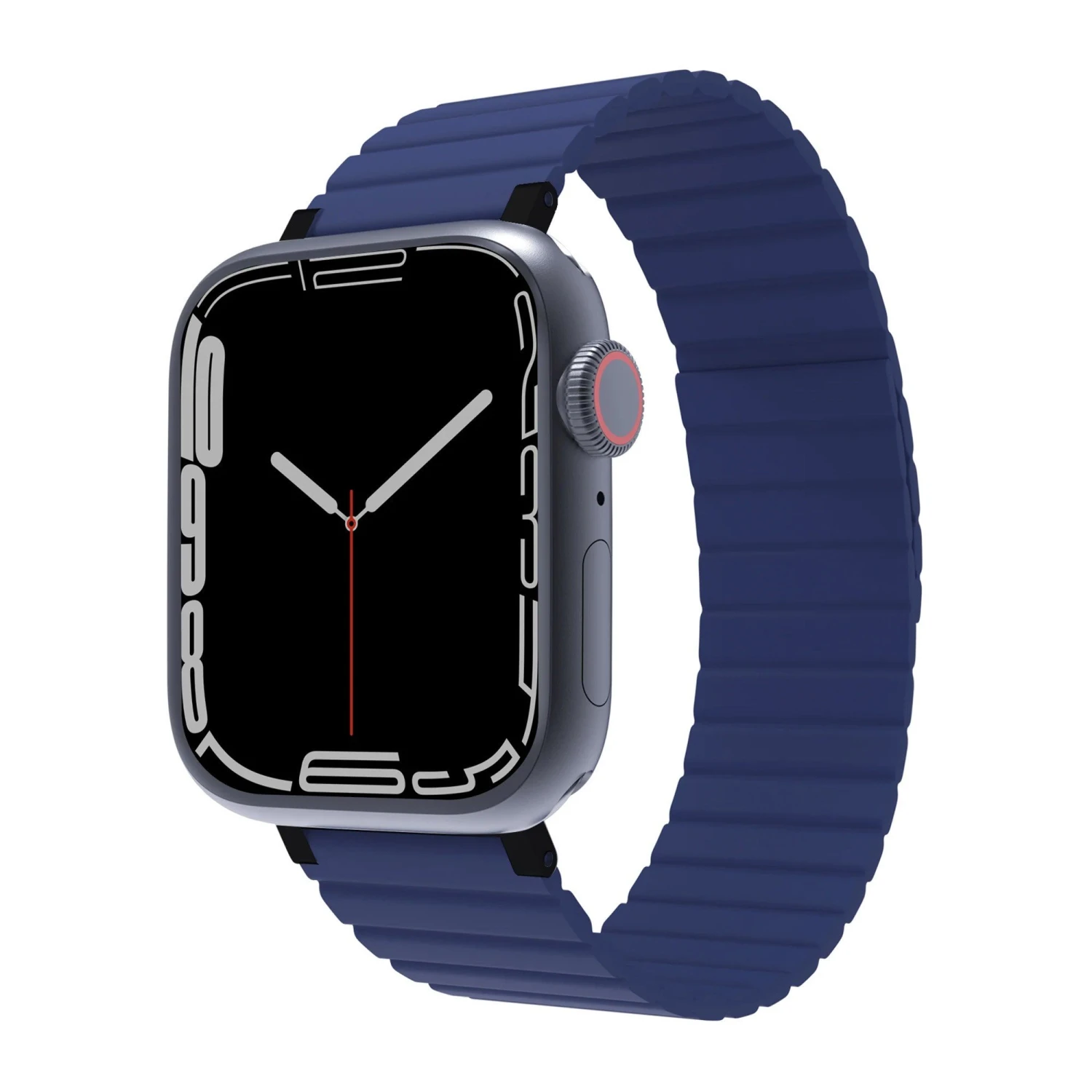 Apple Watch 42/44/45mm JCPal Silicone Magnetic Watch Band - Navy Blue 1 Apple Watch 42/44/45mm JCPal Silicone Magnetic Watch Band - Navy Blue