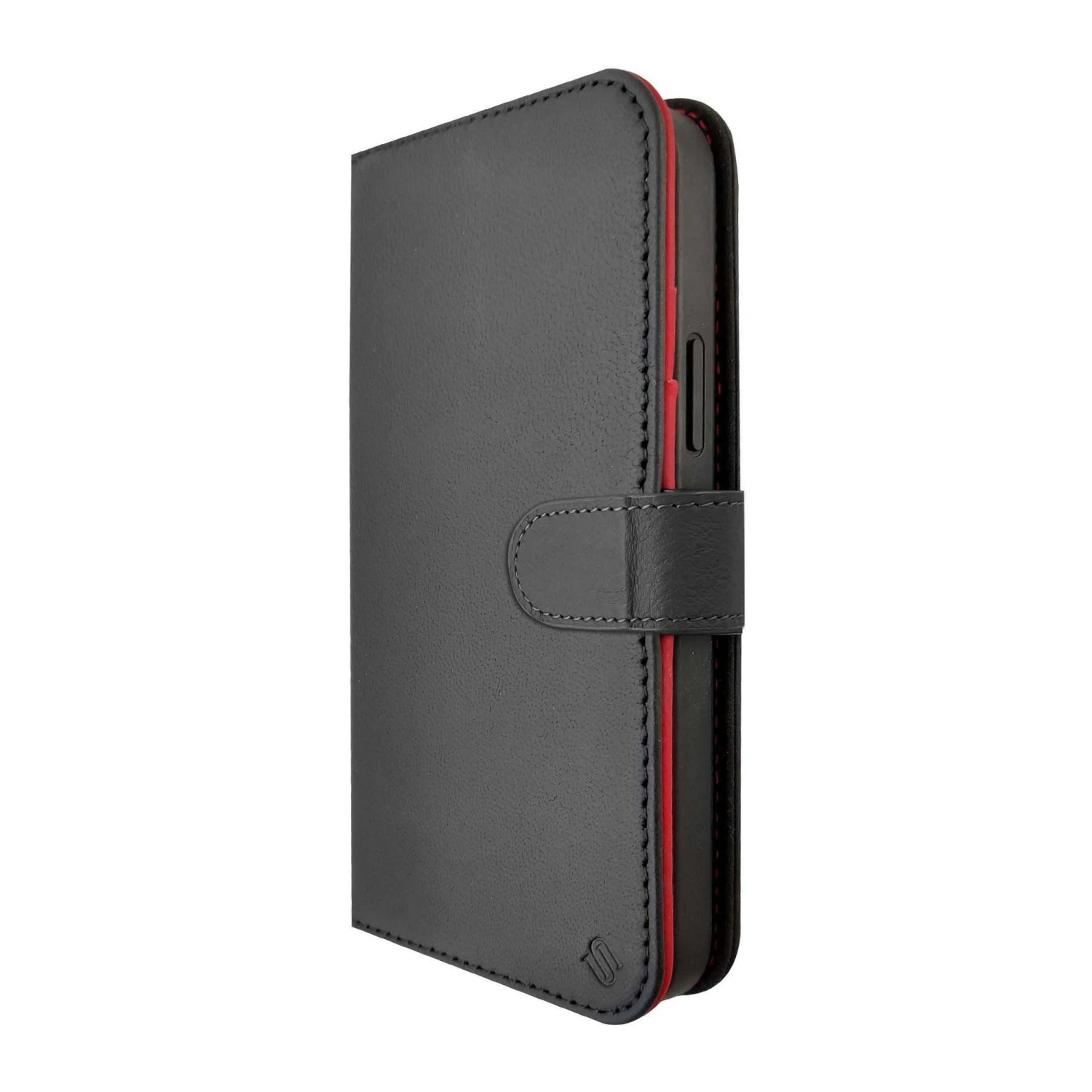 IPhone 15/14/13 Uunique 2-in-1 Leather Folio & Detachable Back MagSafe Case - Black/Red 2 IPhone 15/14/13 Uunique 2-in-1 Leather Folio & Detachable Back MagSafe Case - Black/Red - Image 2