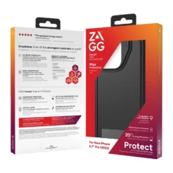 IPhone 15 Pro Max ZAGG (GEAR4) Everest Snap Kickstand Case - Black -Mobile Phone Accessories 64ffa380a6cba214687867