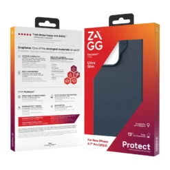 IPhone 15 Pro Max ZAGG (GEAR4) Manhattan Snap Case - Navy -Mobile Phone Accessories 64ffa39682bb5007549720