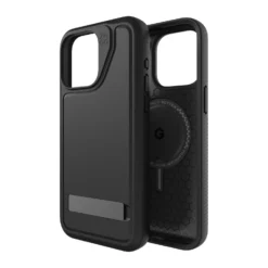 IPhone 15 Pro Max ZAGG (GEAR4) Everest Snap Kickstand Case - Black -Mobile Phone Accessories 64ffa396c3b0f902123871