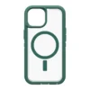 IPhone 15/14/13 Otterbox Defender XT W/ MagSafe Clear Series Case - Clear/Green (Velvet Evergreen)