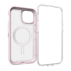 IPhone 15/14/13 Otterbox Defender XT W/ MagSafe Clear Series Case - Clear/Pink (Mountain Frost) -Mobile Phone Accessories 6500ed5e8d23e357100815