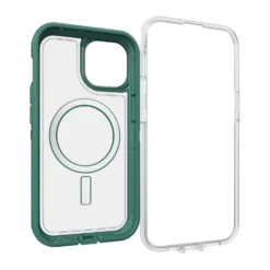 IPhone 15/14/13 Otterbox Defender XT W/ MagSafe Clear Series Case - Clear/Green (Velvet Evergreen) -Mobile Phone Accessories 6500ed62899cd270727585
