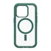 IPhone 15 Pro Otterbox Defender XT W/ MagSafe Clear Series Case - Clear/Green (Velvet Evergreen)