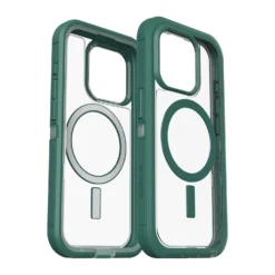 IPhone 15 Pro Otterbox Defender XT W/ MagSafe Clear Series Case - Clear/Green (Velvet Evergreen) -Mobile Phone Accessories 6501e69e589a7848008683