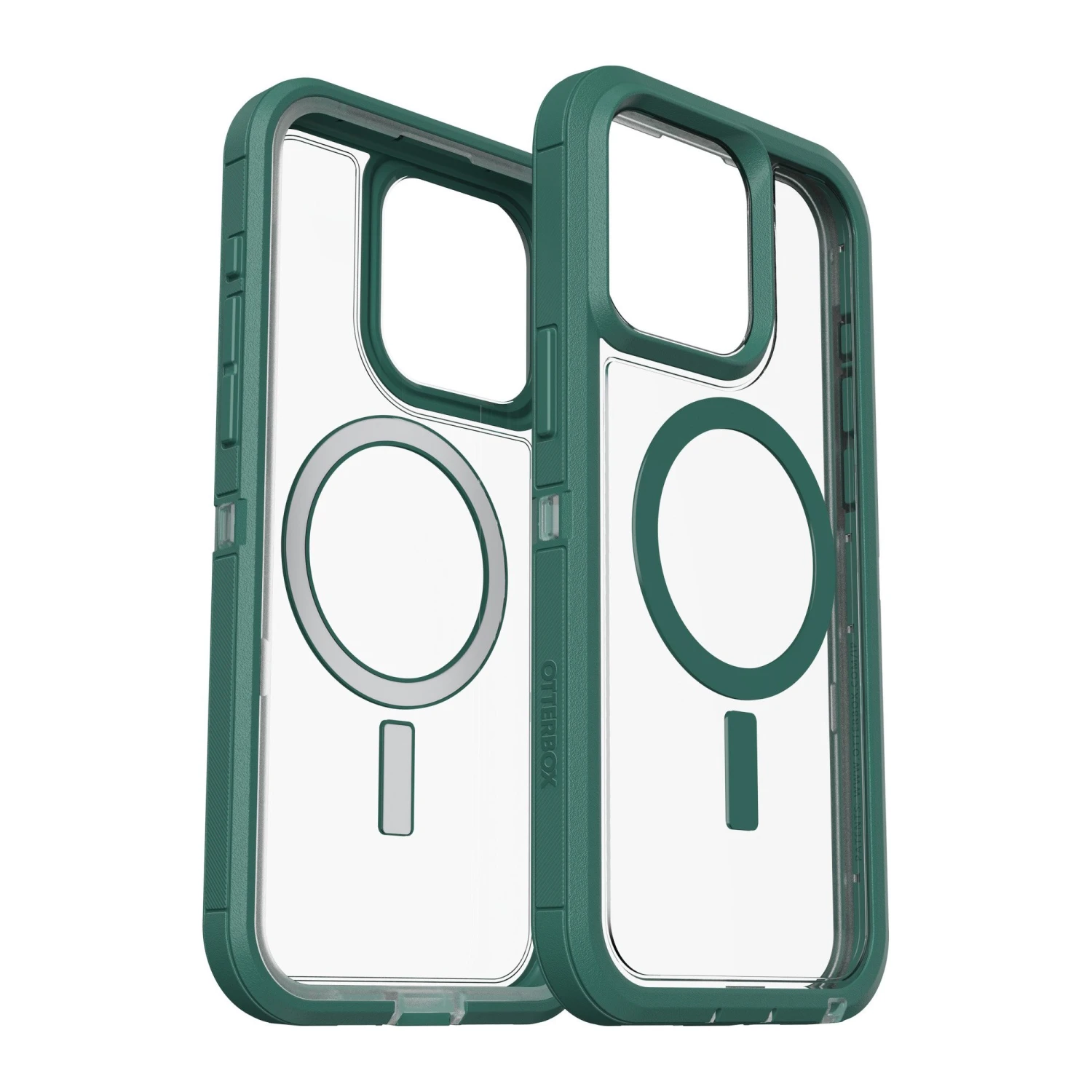 IPhone 15 Pro Max Otterbox Defender XT W/ MagSafe Clear Series Case - Clear/Green (Velvet Evergreen) 2 IPhone 15 Pro Max Otterbox Defender XT W/ MagSafe Clear Series Case - Clear/Green (Velvet Evergreen) - Image 2