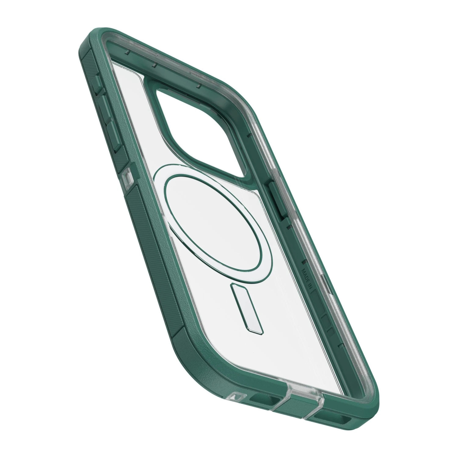 IPhone 15 Pro Max Otterbox Defender XT W/ MagSafe Clear Series Case - Clear/Green (Velvet Evergreen) 4 IPhone 15 Pro Max Otterbox Defender XT W/ MagSafe Clear Series Case - Clear/Green (Velvet Evergreen) - Image 4