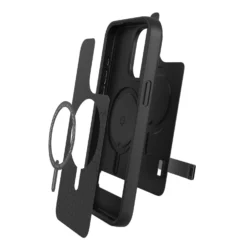 IPhone 15 Pro Max ZAGG (GEAR4) Everest Snap Kickstand Case - Black -Mobile Phone Accessories 65035628ac597439301179