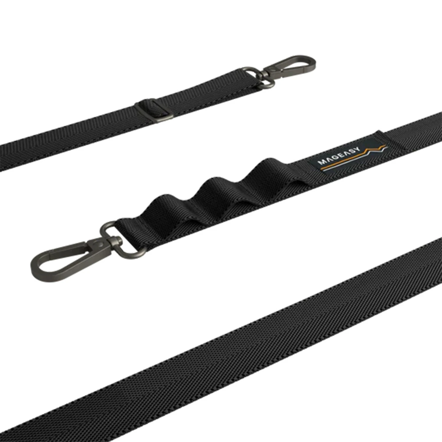 Universal MAGEASY 20mm Adjustable Strap Phone Lanyard - Black 4 Universal MAGEASY 20mm Adjustable Strap Phone Lanyard - Black - Image 4